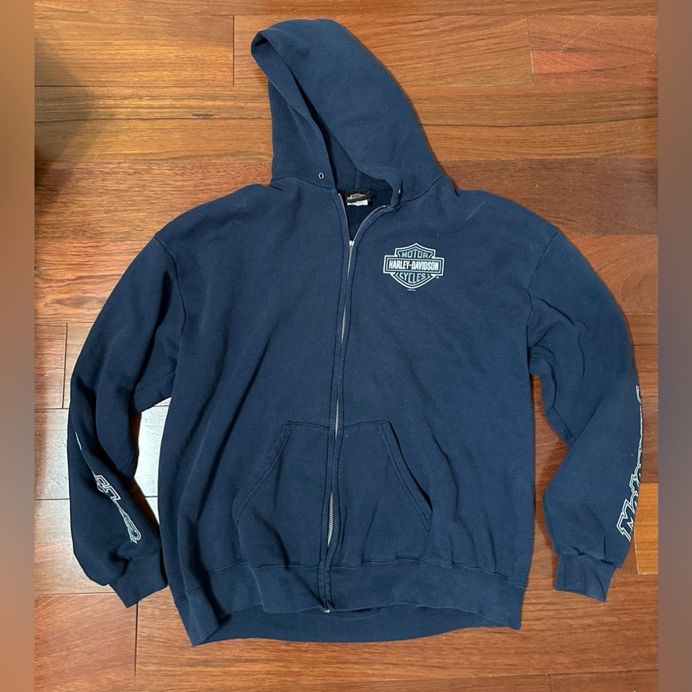 Vintage Harley Davidson Zip-up Jacket